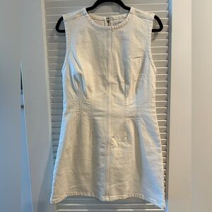 Cream Jean dress